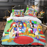 Laden Sie das Bild in den Galerie-Viewer, Mickey Mouse Club House Duvet Cover Kids Bedding Set Without Filler