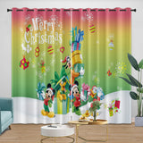 Laden Sie das Bild in den Galerie-Viewer, Mickey Mouse Curtains Blackout Window Drapes Room Decoration