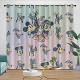 Laden Sie das Bild in den Galerie-Viewer, Mickey Mouse Curtains Blackout Window Drapes Room Decoration