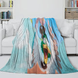 Laden Sie das Bild in den Galerie-Viewer, Migration Blanket Flannel Fleece Throw Room Decoration