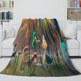 Laden Sie das Bild in den Galerie-Viewer, Migration Blanket Flannel Fleece Throw Room Decoration