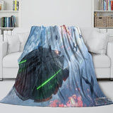 Laden Sie das Bild in den Galerie-Viewer, Millennium Falcon Blanket Flannel Throw Room Decoration