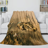 Laden Sie das Bild in den Galerie-Viewer, Millennium Falcon Blanket Flannel Throw Room Decoration