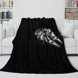 Laden Sie das Bild in den Galerie-Viewer, Millennium Falcon Blanket Flannel Throw Room Decoration