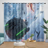 Laden Sie das Bild in den Galerie-Viewer, Millennium Falcon Curtains Blackout Window Drapes