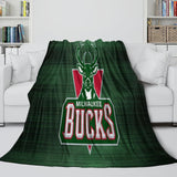 Laden Sie das Bild in den Galerie-Viewer, Milwaukee Bucks Blanket Flannel Fleece Throw Room Decoration