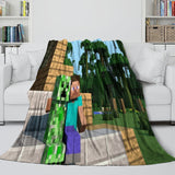 Laden Sie das Bild in den Galerie-Viewer, Minecraft Blanket Flannel Throw Kids Room Decoration
