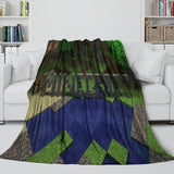 Laden Sie das Bild in den Galerie-Viewer, Minecraft Blanket Flannel Throw Kids Room Decoration