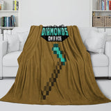 Laden Sie das Bild in den Galerie-Viewer, Minecraft Blanket Flannel Throw Kids Room Decoration