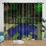 Laden Sie das Bild in den Galerie-Viewer, Minecraft Curtains Blackout Window Drapes Kids Room Decoration