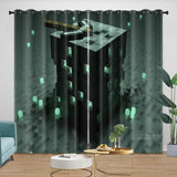 Laden Sie das Bild in den Galerie-Viewer, Minecraft Curtains Blackout Window Drapes Kids Room Decoration