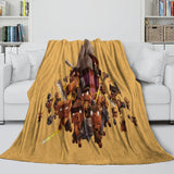 Laden Sie das Bild in den Galerie-Viewer, Minecraft Legends Blanket Flannel Throw Room Decoration