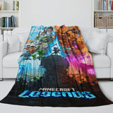 Laden Sie das Bild in den Galerie-Viewer, Minecraft Legends Blanket Flannel Throw Room Decoration