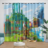 Laden Sie das Bild in den Galerie-Viewer, Minecraft Legends Curtains Blackout Window Drapes Room Decoration