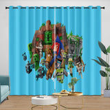 Laden Sie das Bild in den Galerie-Viewer, Minecraft Legends Curtains Blackout Window Drapes Room Decoration