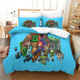 Laden Sie das Bild in den Galerie-Viewer, Minecraft Legends Duvet Cover Bedding Set Without Filler