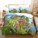 Laden Sie das Bild in den Galerie-Viewer, Minecraft Legends Duvet Cover Bedding Set Without Filler