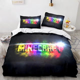 Laden Sie das Bild in den Galerie-Viewer, Minecraft Pattern Duvet Cover Kids Room Bedding Sets