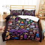 Laden Sie das Bild in den Galerie-Viewer, Minecraft Pattern Duvet Cover Kids Room Bedding Sets