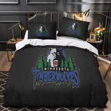 Laden Sie das Bild in den Galerie-Viewer, Minnesota Timberwolves Bedding Set Duvet Cover Without Filler