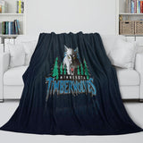 Laden Sie das Bild in den Galerie-Viewer, Minnesota Timberwolves Blanket Flannel Fleece Throw Room Decoration