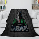 Laden Sie das Bild in den Galerie-Viewer, Minnesota Timberwolves Blanket Flannel Fleece Throw Room Decoration