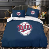 Laden Sie das Bild in den Galerie-Viewer, Minnesota Twins Bedding Set Quilt Cover Without Filler