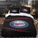 Laden Sie das Bild in den Galerie-Viewer, Minnesota Twins Bedding Set Quilt Cover Without Filler