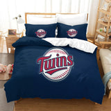 Laden Sie das Bild in den Galerie-Viewer, Minnesota Twins Bedding Set Quilt Cover Without Filler