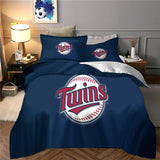 Laden Sie das Bild in den Galerie-Viewer, Minnesota Twins Bedding Set Quilt Cover Without Filler