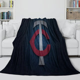 Laden Sie das Bild in den Galerie-Viewer, Minnesota Twins Blanket Flannel Throw Room Decoration