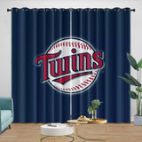 Laden Sie das Bild in den Galerie-Viewer, Minnesota Twins Curtains Blackout Window Drapes Room Decoration