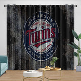 Laden Sie das Bild in den Galerie-Viewer, Minnesota Twins Curtains Blackout Window Drapes Room Decoration
