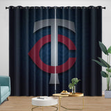 Laden Sie das Bild in den Galerie-Viewer, Minnesota Twins Curtains Blackout Window Drapes Room Decoration