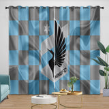 Laden Sie das Bild in den Galerie-Viewer, Minnesota United FC Curtains Blackout Window Drapes Room Decoration