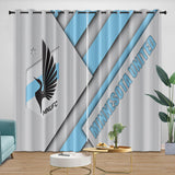 Laden Sie das Bild in den Galerie-Viewer, Minnesota United FC Curtains Blackout Window Drapes Room Decoration