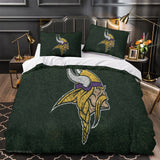 Laden Sie das Bild in den Galerie-Viewer, Minnesota Vikings Bedding Set Duvet Cover Without Filler