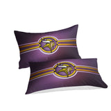 Laden Sie das Bild in den Galerie-Viewer, Minnesota Vikings Bedding Set Duvet Cover Without Filler