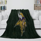 Laden Sie das Bild in den Galerie-Viewer, Minnesota Vikings Blanket Flannel Fleece Throw Room Decoration