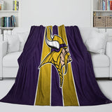 Laden Sie das Bild in den Galerie-Viewer, Minnesota Vikings Blanket Flannel Fleece Throw Room Decoration