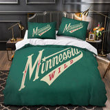 Laden Sie das Bild in den Galerie-Viewer, Minnesota Wild Bedding Set Quilt Duvet Cover Without Filler