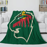 Laden Sie das Bild in den Galerie-Viewer, Minnesota Wild Blanket Flannel Throw Kids Room Decoration