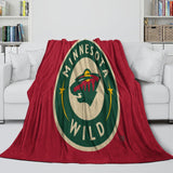 Laden Sie das Bild in den Galerie-Viewer, Minnesota Wild Blanket Flannel Throw Kids Room Decoration