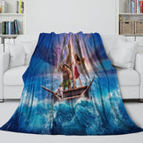 Laden Sie das Bild in den Galerie-Viewer, Moana 2 Decke Flanell Überwurf Raumdekoration