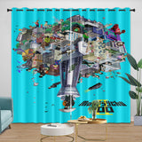 Laden Sie das Bild in den Galerie-Viewer, Mob Psycho 100 Curtains Blackout Window Drapes Room Decoration