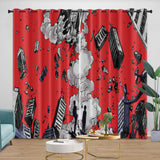 Laden Sie das Bild in den Galerie-Viewer, Mob Psycho 100 Curtains Blackout Window Drapes Room Decoration