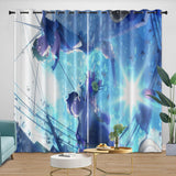 Laden Sie das Bild in den Galerie-Viewer, Mob Psycho 100 Curtains Blackout Window Drapes Room Decoration