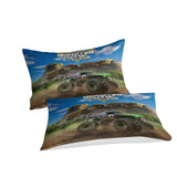 Laden Sie das Bild in den Galerie-Viewer, Monster Jam Steel Titans Truck Bedding Set Duvet Cover Without Filler