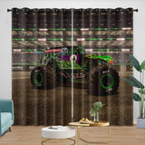 Laden Sie das Bild in den Galerie-Viewer, Monster Jam Steel Titans Truck Curtains Blackout Window Drapes