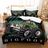 Laden Sie das Bild in den Galerie-Viewer, Monster Truck Bedding Set Pattern Quilt Cover Without Filler
